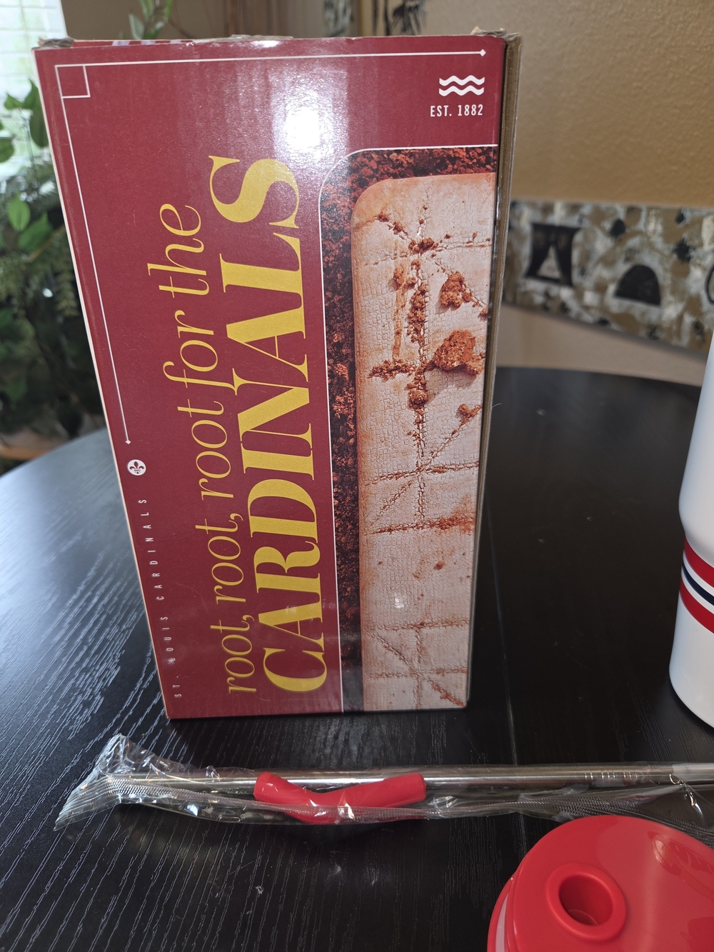St. Louis Cardinals White & Red Travel Mug with Handle - Picture 6 of 8